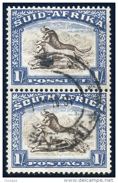South Africa 1939. 1sh Brown And Chalky Blue (UHB 50). SACC 61, SG 62. - Neufs