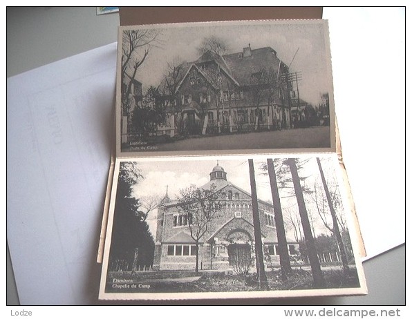 België Belgique Boekje Livre 9 Cartes A Déplier Luik Liège Bütgenbach Camp Elsenborn Station Trein Vieux - Butgenbach - Bütgenbach