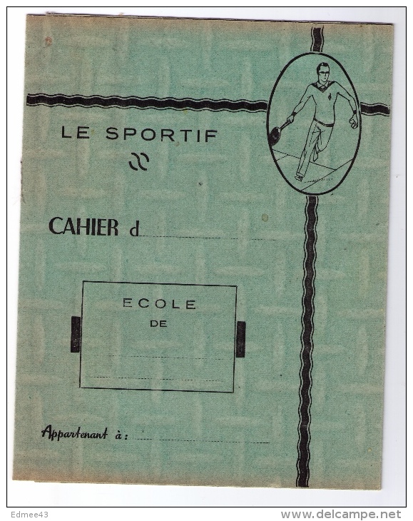 Ancien Protège-cahier « Le Sportif » - Sport