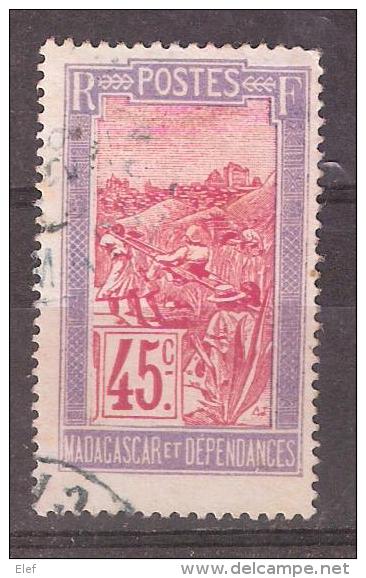 MADAGASCAR, 1927, Type Transport En Filanzane, Yvert N° 159, 45 C , Obl, TB, Cote 1,20 Euros - Oblitérés