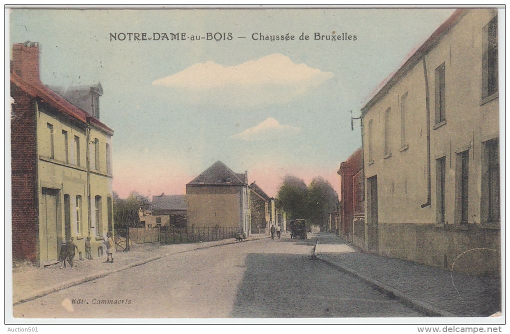 21387g CHAUSSEE De BRUXELLES - Notre-Dame-au-Bois - Colorisée - Overijse