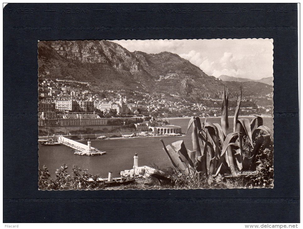 46790    Monaco,  Monte-Carlo,  L" Entree Du Port,  Le  Casino Et Le  Tir Aux Pigeons,  VG  1957 - Porto