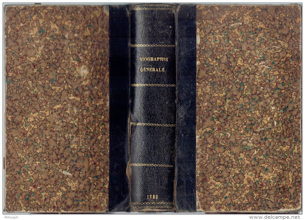 DICTIONNAIRE DE BIOGRAPHIE GENERALE - 1883 - Publié Sous La Direction De Léo JOUBERT - Librairie FIRMIN DIDOT Cie (3582) - Dictionnaires