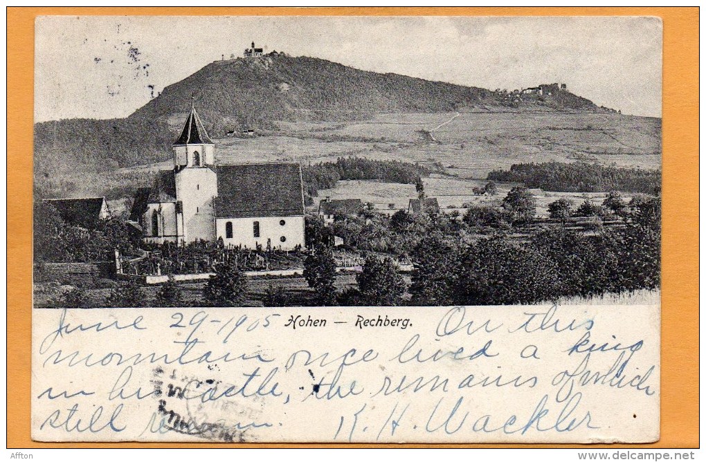 Hohenrechberg 1900 Postcard - Schwaebisch Gmünd