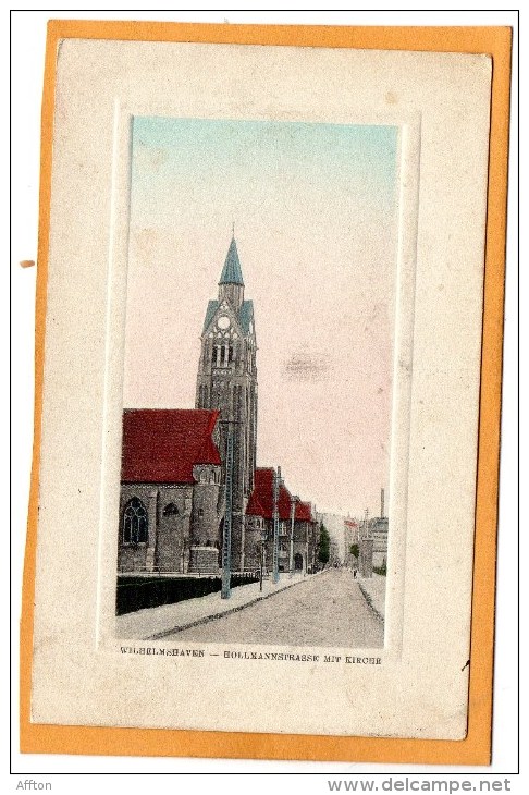 Wilhelmshaven Hollmannstrasse 1910 Postcard - Wilhelmshaven