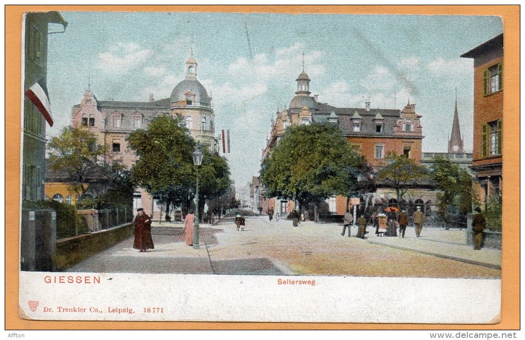 Giessen Seltersweg 1905 Postcard - Giessen