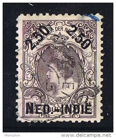 1900 Timbre Des Pays-Bas Surchargé  2,50g  Oblitéré - Niederländisch-Indien