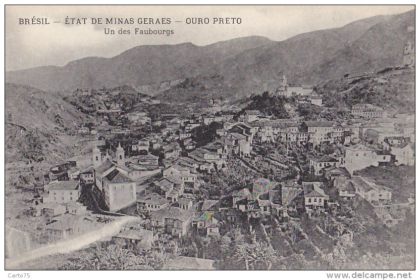 Bresil - Estado De Minas Geraes - Ouro Preto -  Panorama - Altri & Non Classificati