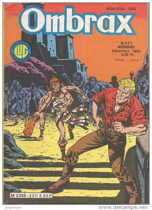 Ombrax N° 227 - Editions Lug - Avec Martin Mystère Et Wampus - 10 Décembre 1984 - Bon état - Ombrax