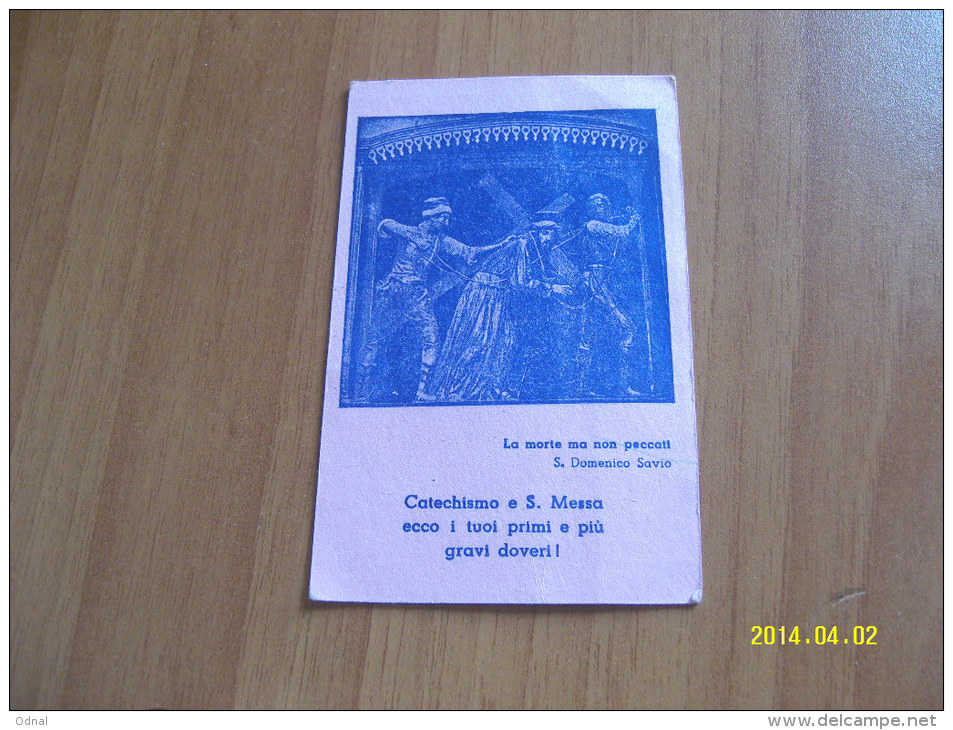 TESSERINA  CATECHISTICA  ANNI 50 - Material Und Zubehör