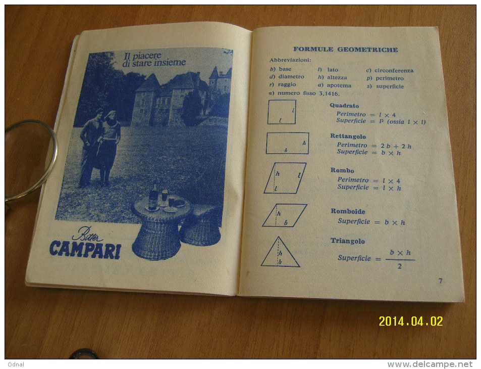 CALENDARIETTO  PREZIOSO  CAMPARI 1976 (10 Foto) - Tamaño Pequeño : 1971-80