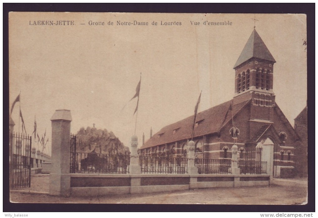 LAEKEN JETTE - Grotte De Notre Dame De Lourdes - Vue D'ensemble  // - Jette