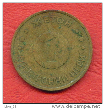 F2378 / - HANSA SPIELOTHEK - 1 Token Electronic Games - 24 Mm - Jeton Token  Gettone  - Bulgaria Bulgarie Bulgarien - Casino