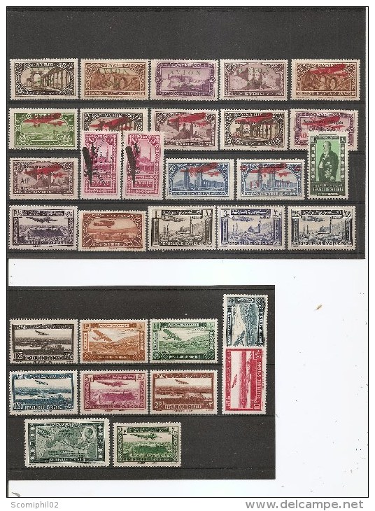 Syrie Française ( Lot De Timbres Divers De PA X -MH) - Airmail