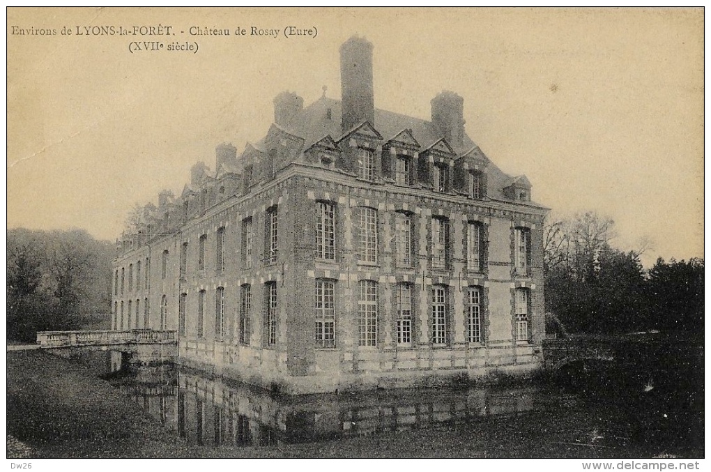 Environs De Lyons-la-Forêt - Château De Rosay - Carte Non Circulée - Lyons-la-Forêt