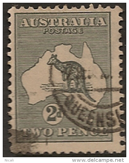 AUSTRALIA 1915 2d Grey Roo SG 24 GU WG31 - Oblitérés