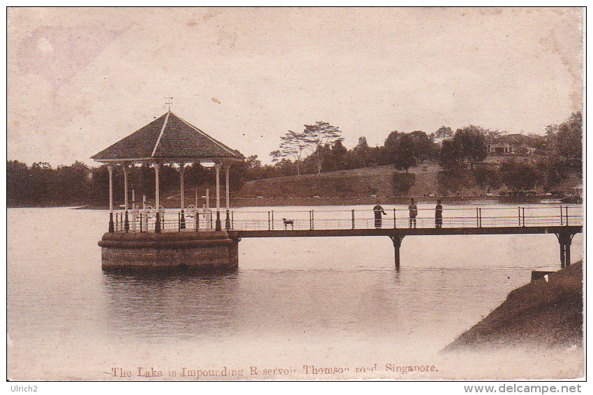 PC Singapore - The Lake Is Impounding Reservoir Thomson Road -  1900s (2517) - Singapur