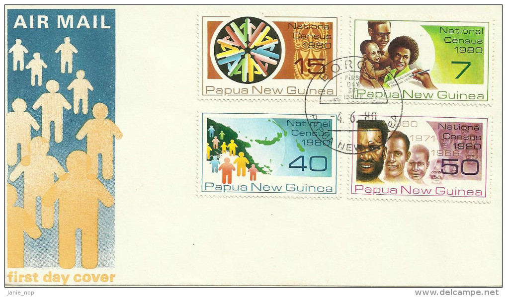 Papua New Guinea 1980 National Census Boroko Postmark, FDC - Papouasie-Nouvelle-Guinée