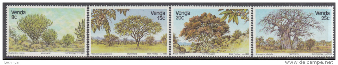 VENDA, 1982 TREES 4 MNH - Venda