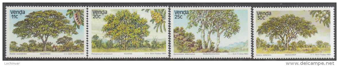 VENDA, 1984 TREES 4 MNH - Venda