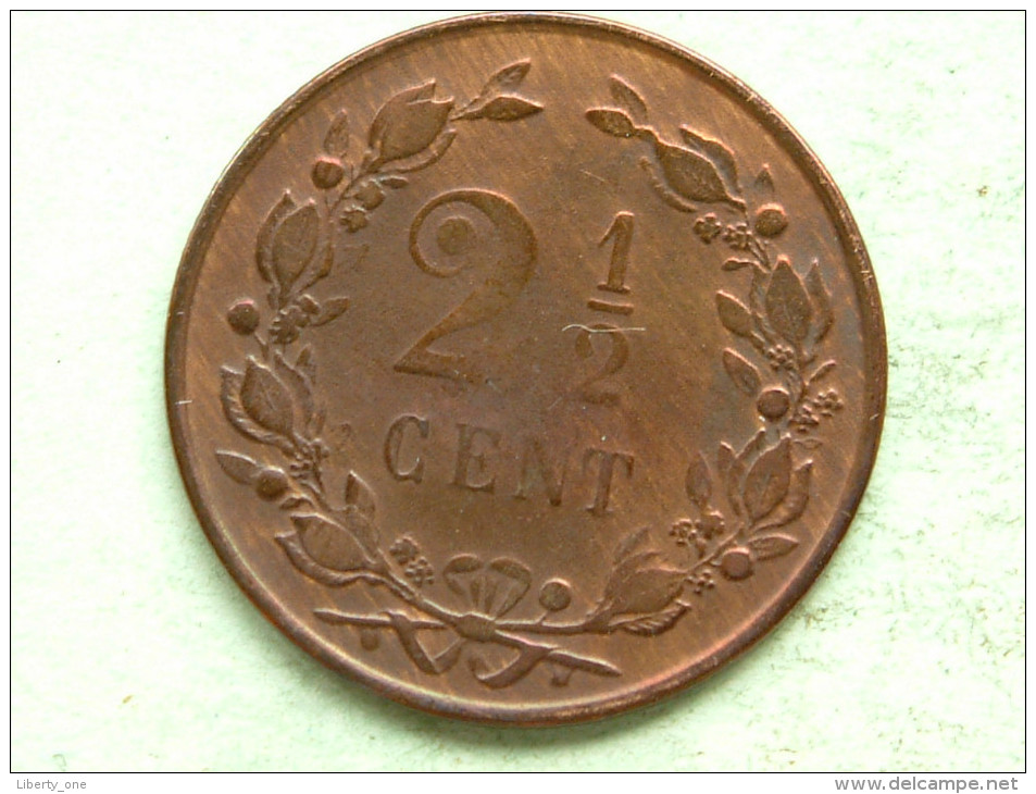 1886 - 2 1/2 Cent / KM 108 ( Uncleaned Coin - For Grade, Please See Photo ) !! - 1849-1890 : Willem III