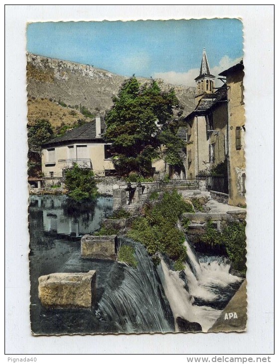 CP , 48 , FLORAC , La Chute Du Pêcher - Florac