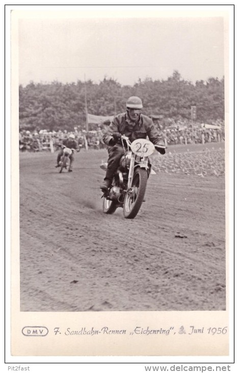 7. Sandbahnrennen In Scheeßel 1956 , Motorrad , Sandbahn , Speedway , Grasbahn , Moto Cross !!! - Motos