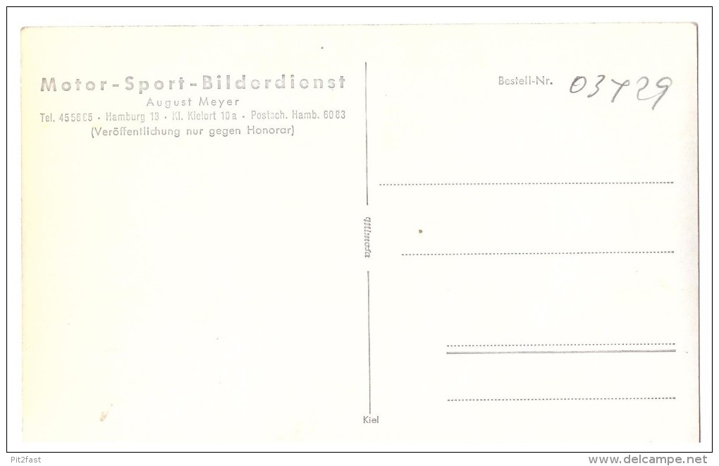 7. Sandbahnrennen In Scheeßel 1956 , Motorrad , Sandbahn , Speedway , Grasbahn , Moto Cross !!! - Motor Bikes