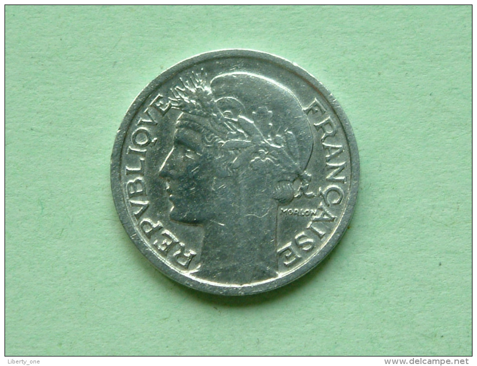 1945 C - 50 Centimes / KM 894.3a ( Uncleaned Coin - For Grade, Please See Photo ) !! - Autres & Non Classés