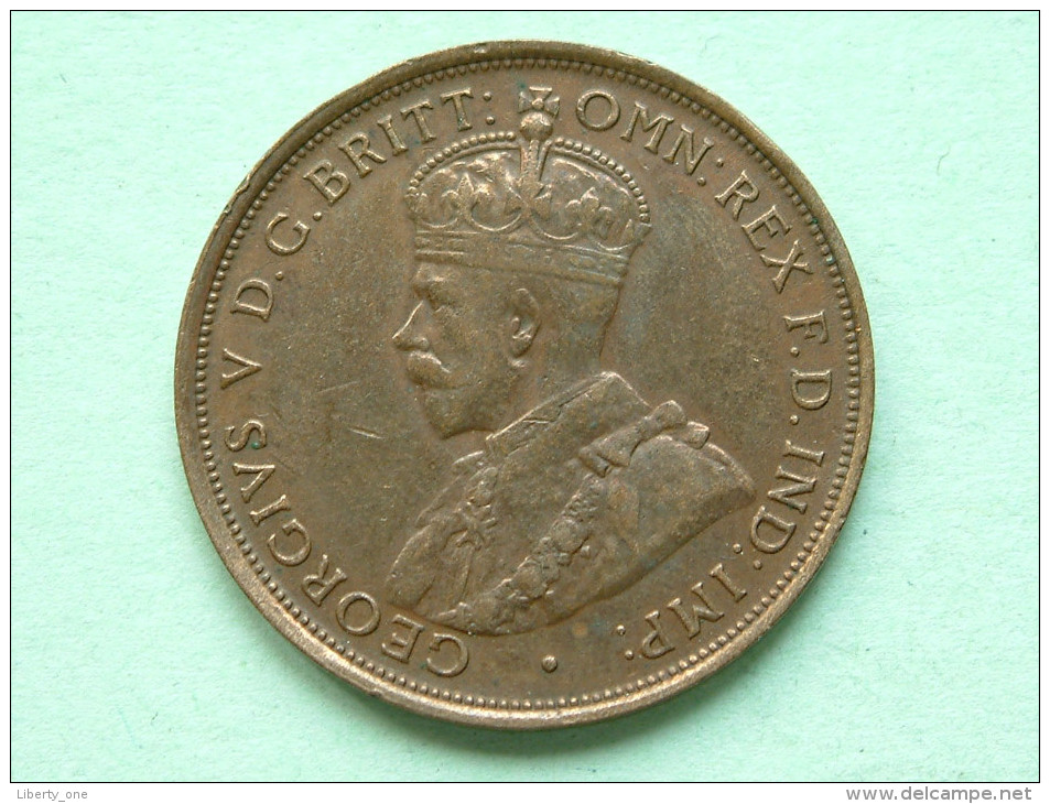 1913 - ONE PENNY / KM 23 ( Uncleaned Coin - For Grade, Please See Photo ) !! - Penny