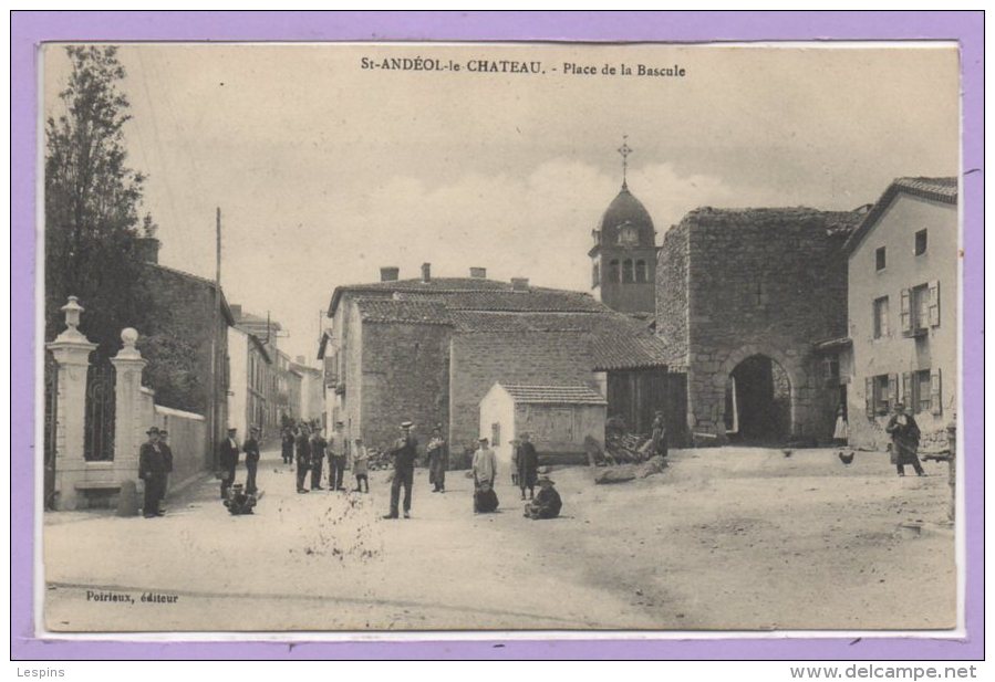 69 - SAINT ANDEOL Le CHATEAU --  Place De La Bascale - Autres & Non Classés