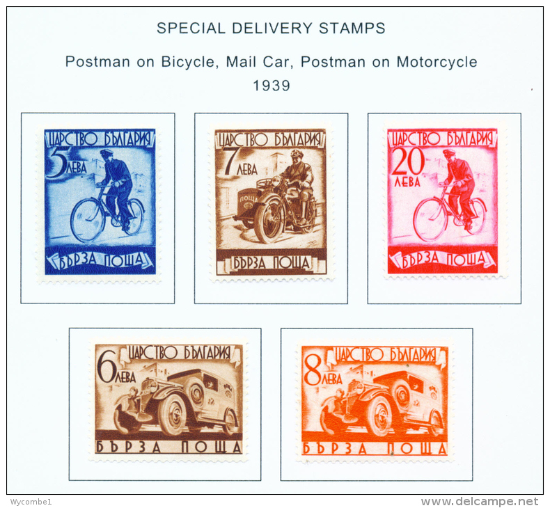 BULGARIA  -  1939  Special Delivery  Mounted Mint - Express Stamps