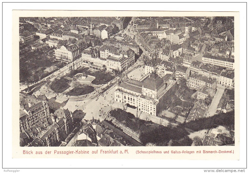 Zeppelin D-Fahrt LZ127 1931  - St. Hannover 14.6.31 -  Auf AK Blick Aus Der Passagierkabine - Poste Aérienne & Zeppelin