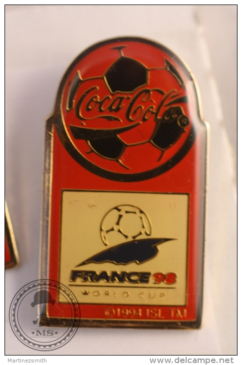 Coca Cola  France 1998 FIFA World Cup - Pin Badge  - #PLS - Coca-Cola