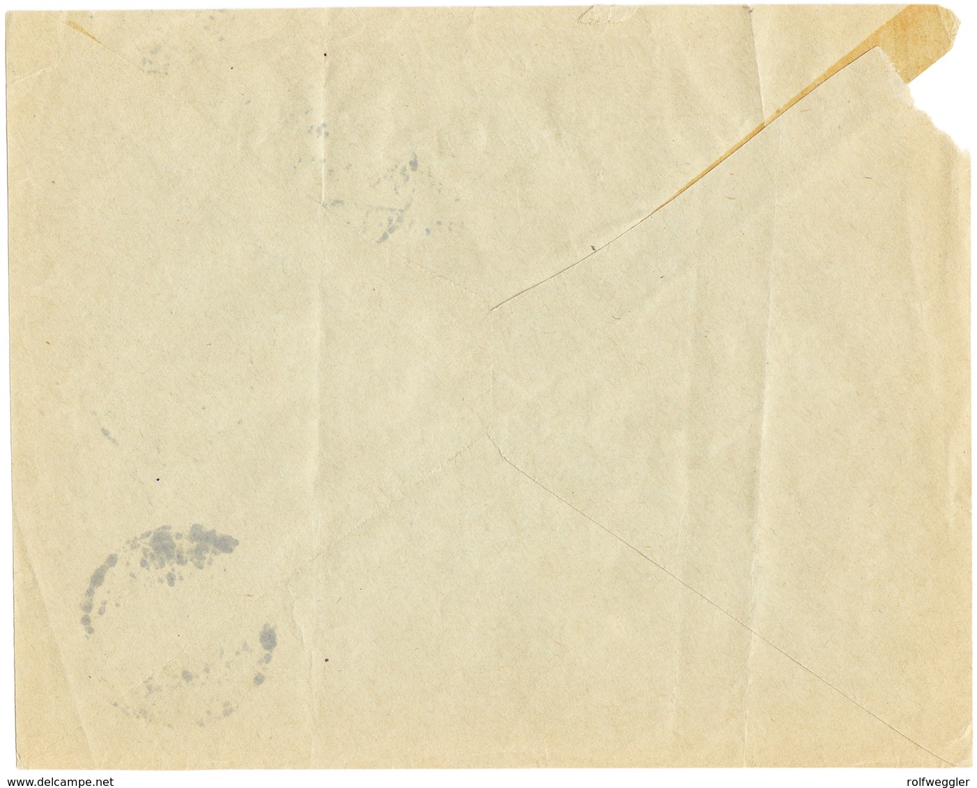 1921 - Cilicien - Briefrückseite Mit 6 X  Mi.#82 Von Adana Nach Istanbul - Verschiedene Stempeln - Lettres & Documents