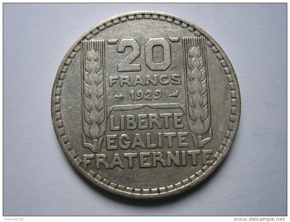 20 Francs Turin 1929 (2 Pieces) - Autres & Non Classés