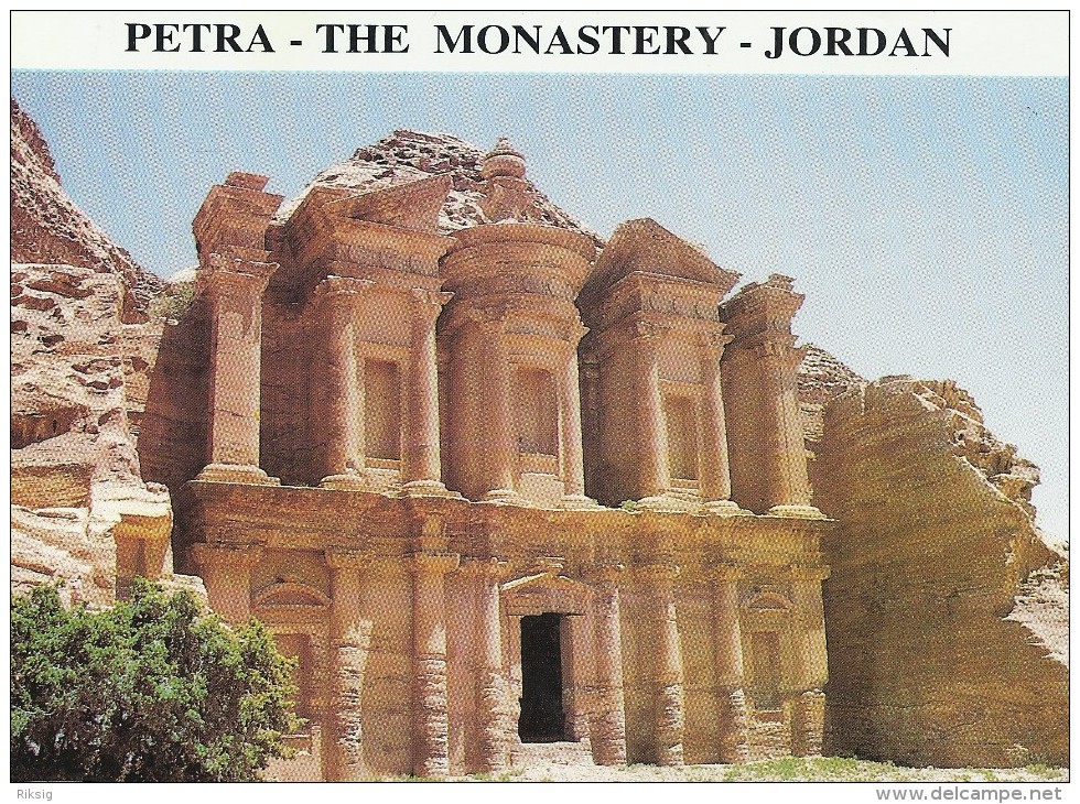 Petra - The Monastery - Jordan  Used In Israel  # 03227 - Jordanie