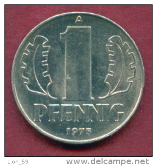 F2447 / - 1 Pfening 1975 (A) - DDR , Germany Deutschland Allemagne Germania - Coins Munzen Monnaies Monete - 1 Pfennig