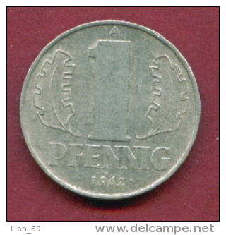 F2448 / - 1 Pfening 1962 (A) - DDR , Germany Deutschland Allemagne Germania - Coins Munzen Monnaies Monete - 1 Pfennig