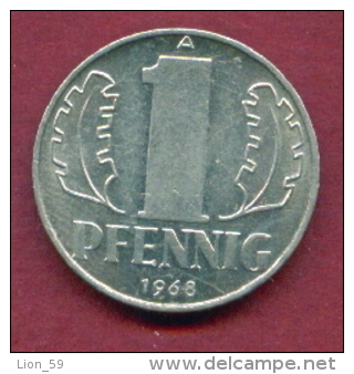 F2449 / - 1 Pfening 1968 (A) - DDR , Germany Deutschland Allemagne Germania - Coins Munzen Monnaies Monete - 1 Pfennig