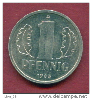 F2462 / - 1 Pfening 1983 (A) - DDR , Germany Deutschland Allemagne Germania - Coins Munzen Monnaies Monete - 1 Pfennig