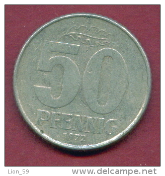 F2481 / - 50 Pfening 1972 (A) - DDR , Germany Deutschland Allemagne Germania - Coins Munzen Monnaies Monete - 50 Pfennig