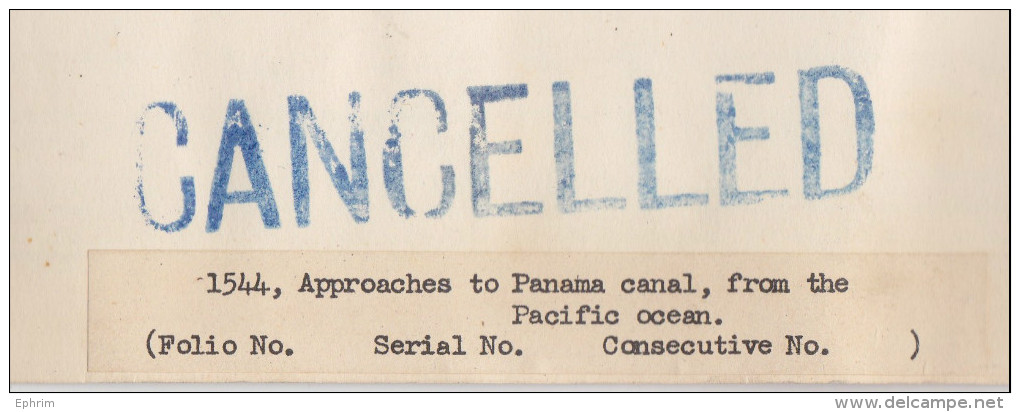 APPROACHES TO PANAMA CANAL FROM THE PACIFIC OCEAN - Carte Géographique Et Maritime 1945 - Map - Ancon, Balboa, Taboga - Cartes Marines