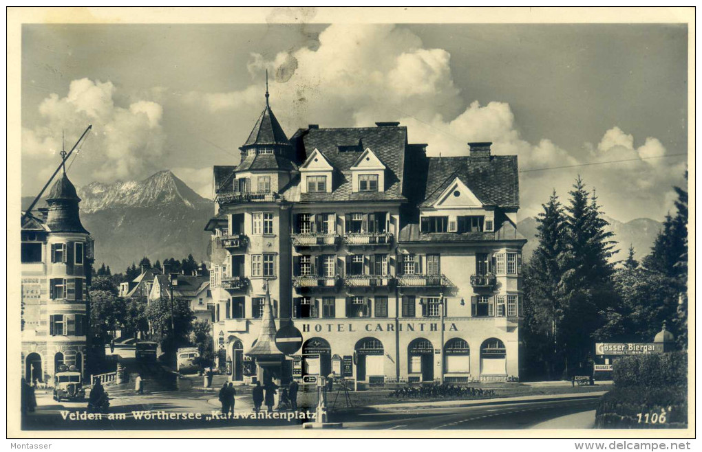 VELDEN. Hotel CARINTHIA. Woerthersee. Vg. Per CORMONS 1950. - Velden