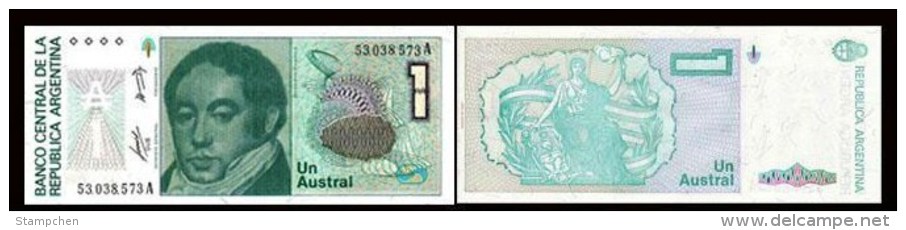 Argentina Banknote 1 Austral UNC 1 Piece - Argentine