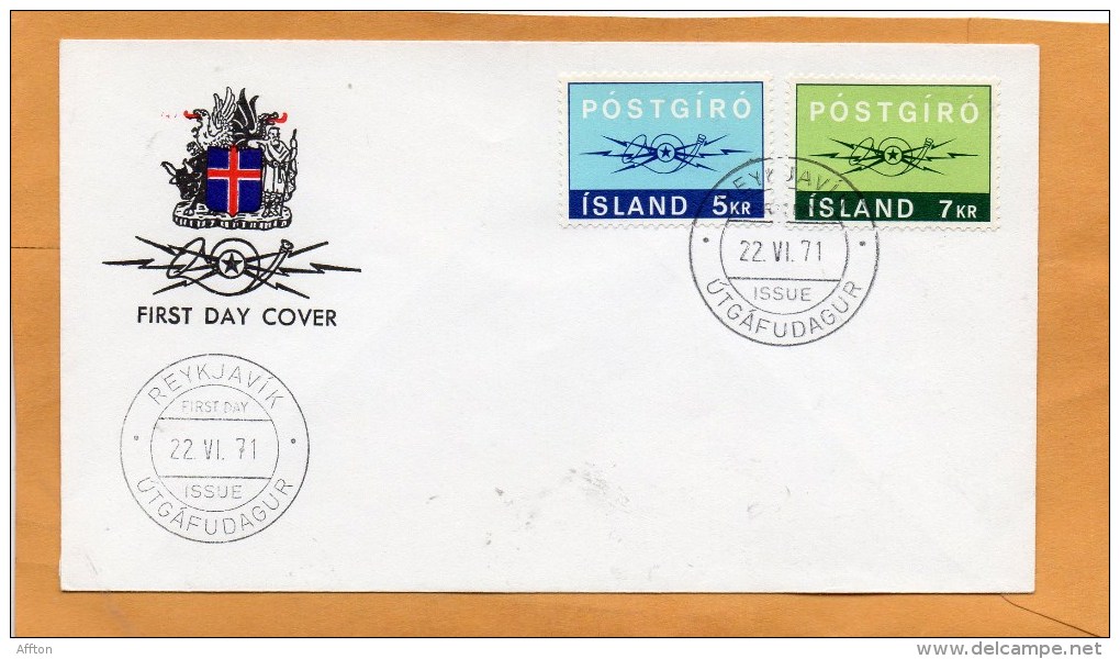 Iceland 1971 FDC - FDC