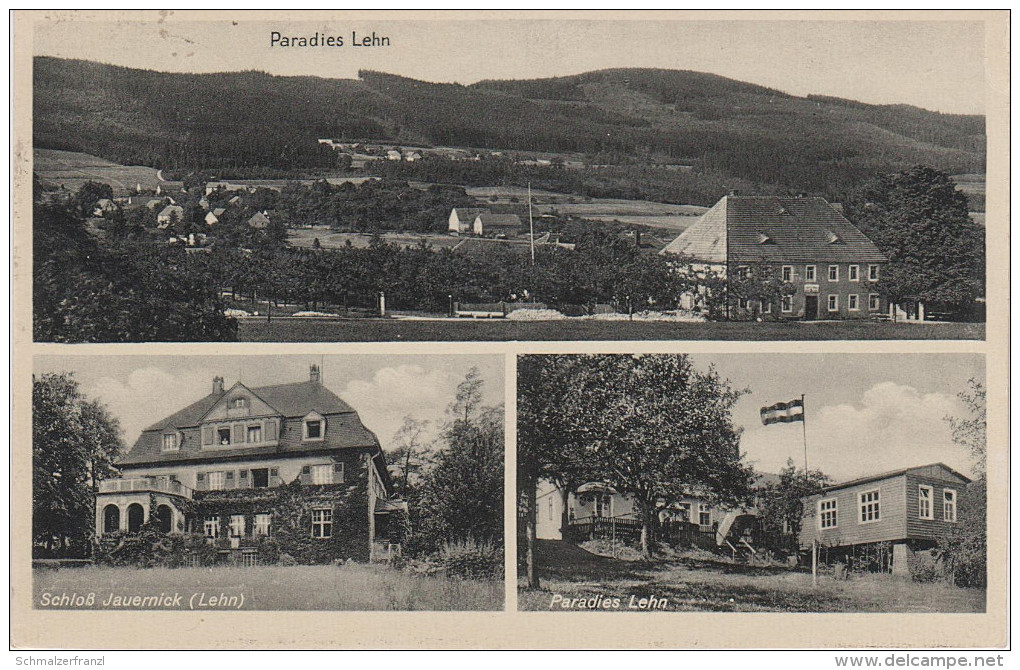 AK Paradies Lehn Baude ? Gasthaus ? Schloss Jauernick Bei Hochkirch Breitendorf Stempel Plotzen Sornssig Eiserode Löbau - Hochkirch