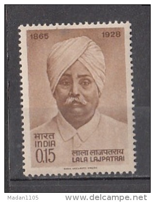 INDIA, 1965,  Lala Lajpat Rai, Freedom Fighter,  Social Reformer,  MNH, (**) - Unused Stamps