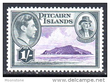 Pitcairn GVI 1940 1/- Definitive, Hinged Mint (A) - Pitcairn Islands