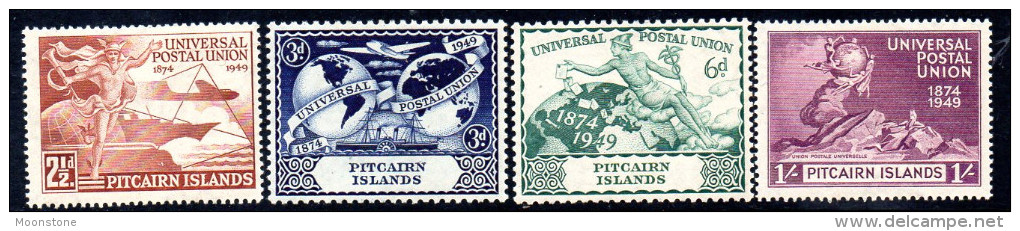 Pitcairn GVI 1949 UPU Set Of 4, Hinged Mint (A) - Pitcairn Islands